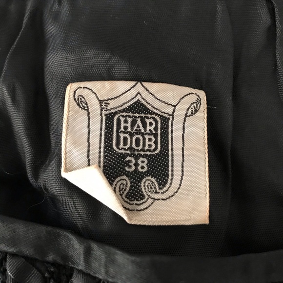 Vintage 70’s Har Dob Little Black Dress For Salvage - Picture 3 of 5